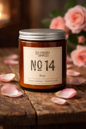 Candle Nr 14 Rose