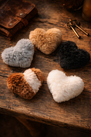 Nøglering Hjerte Alpaca