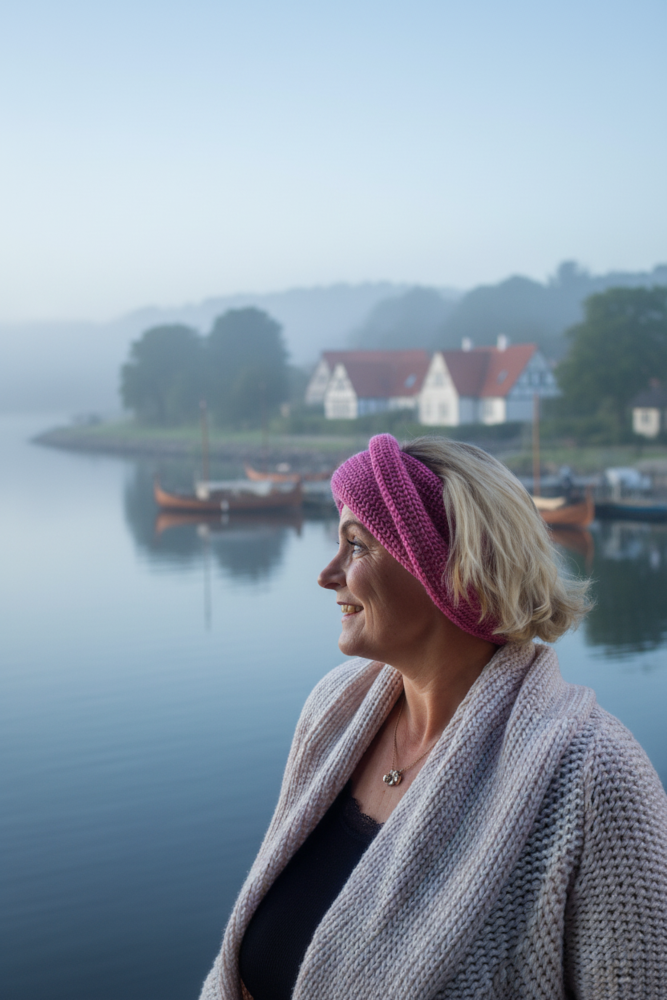 Halsedisse/pandebånd i Baby Alpaca