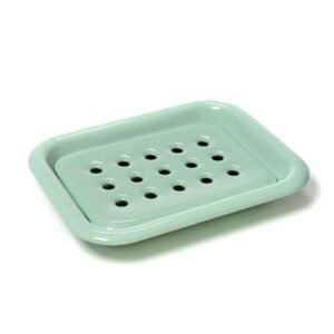 Emalje Sæbeskål Grøn