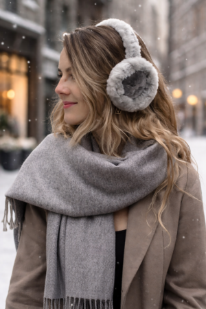 Ørevarmere i lammeuld