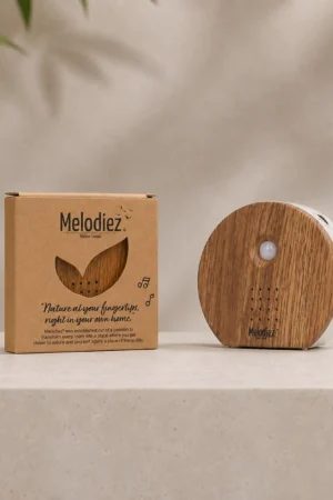 Melodiez® Nature Box Buet mørkt træ